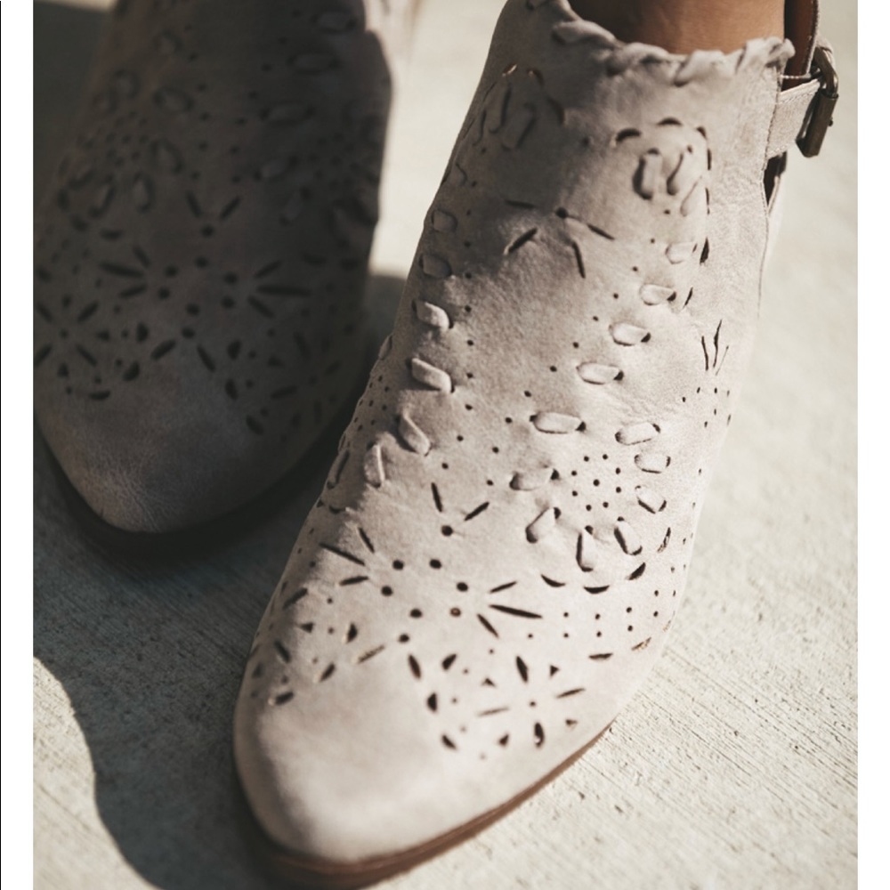 Taupe western inspired cutout bootie NIB. - Picture 8 of 8